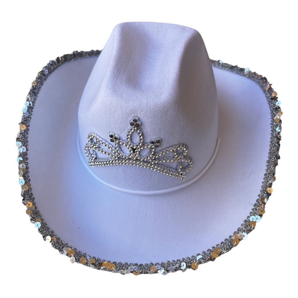 Music Festival light up Cowboy Hat with Rhinestone Tiara